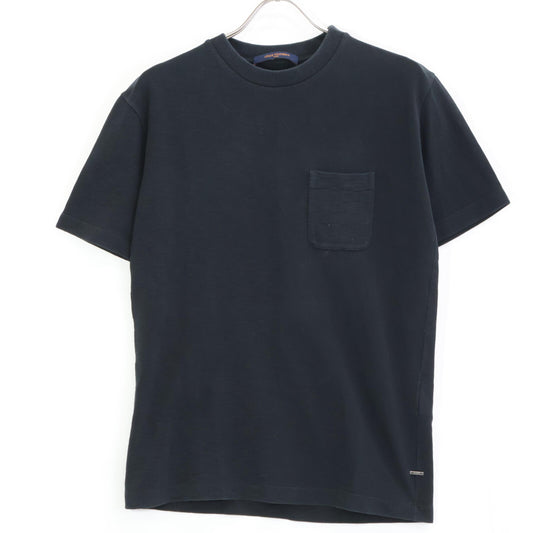 LOUIS VUITTON Damier Pocket T-Shirt Navy Size S