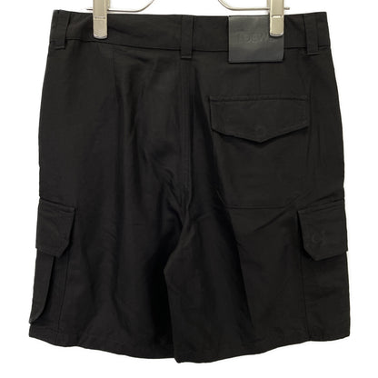 LOEWE Paula's Ibiza Rayon Cargo Shorts Black Size 46
