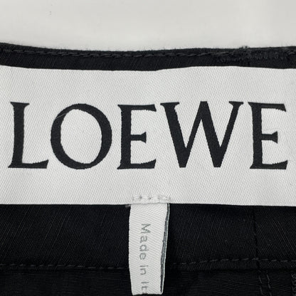 LOEWE Paula's Ibiza Rayon Cargo Shorts Black Size 46