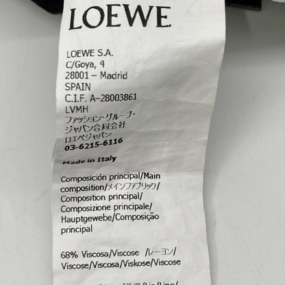 LOEWE Paula's Ibiza Rayon Cargo Shorts Black Size 46