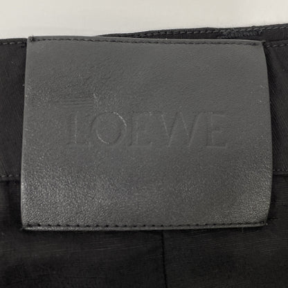 LOEWE Paula's Ibiza Rayon Cargo Shorts Black Size 46