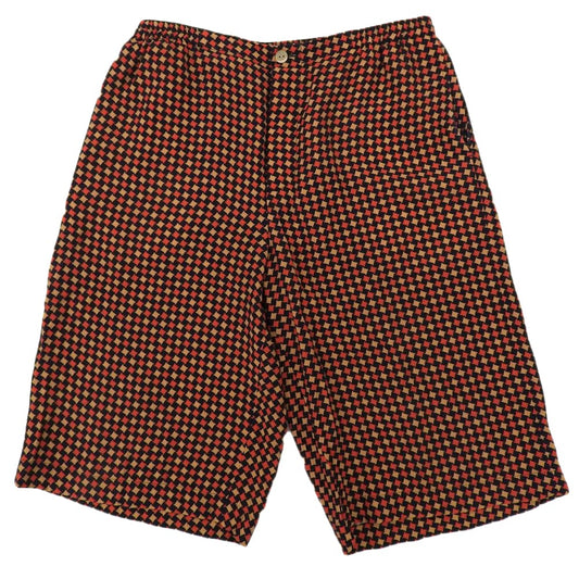 GUCCI All-Over Pattern Shorts Orange Size 46