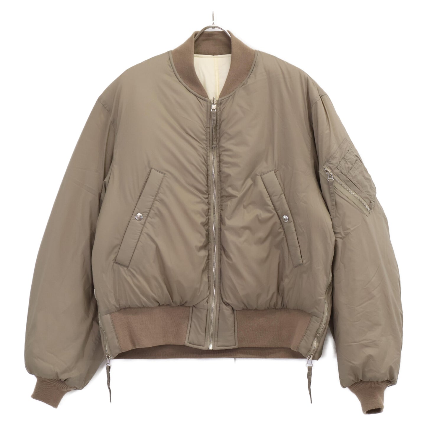 JOHN MASON SMITH Recycle Nylon Ripstop Jacket Khaki Size M