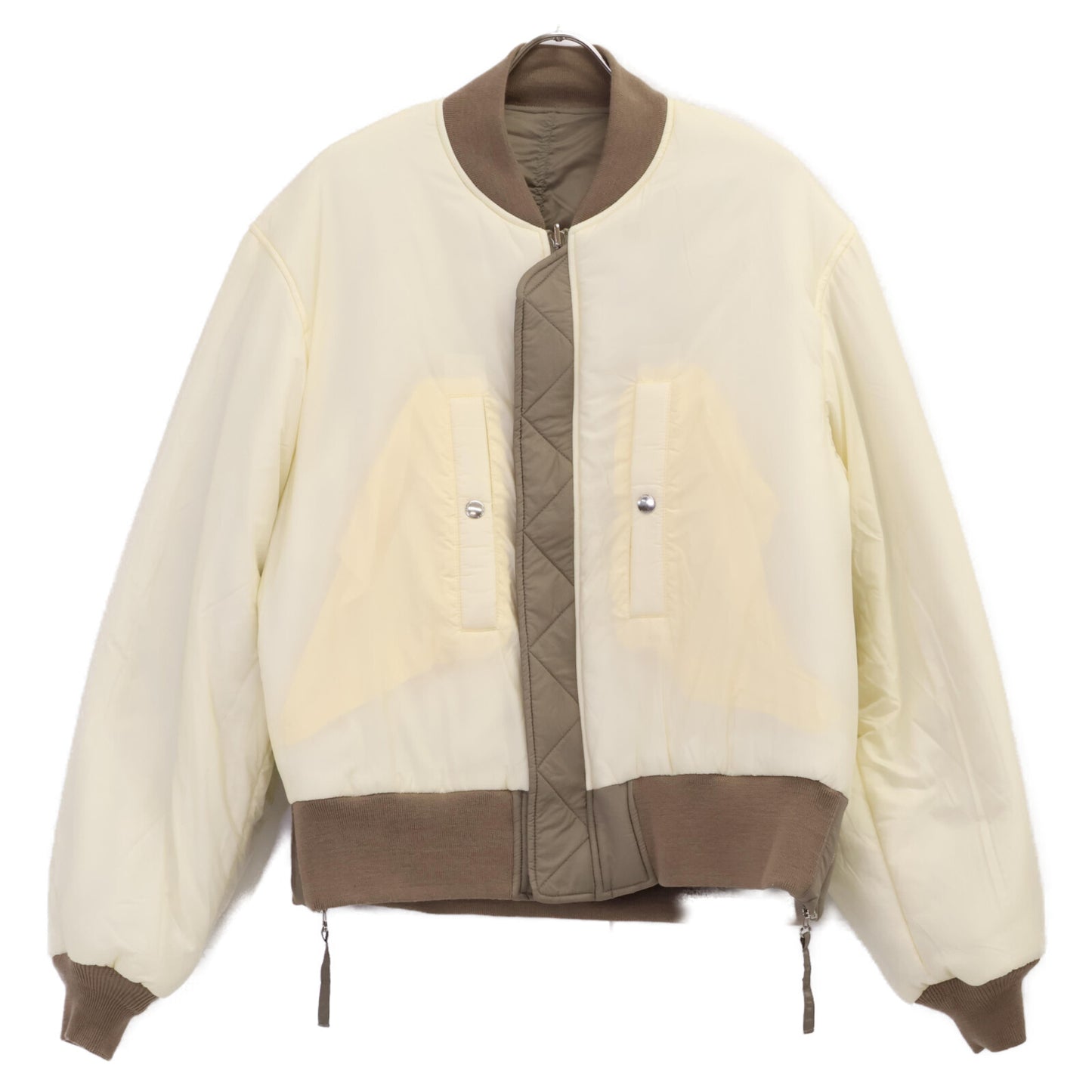 JOHN MASON SMITH Recycle Nylon Ripstop Jacket Khaki Size M