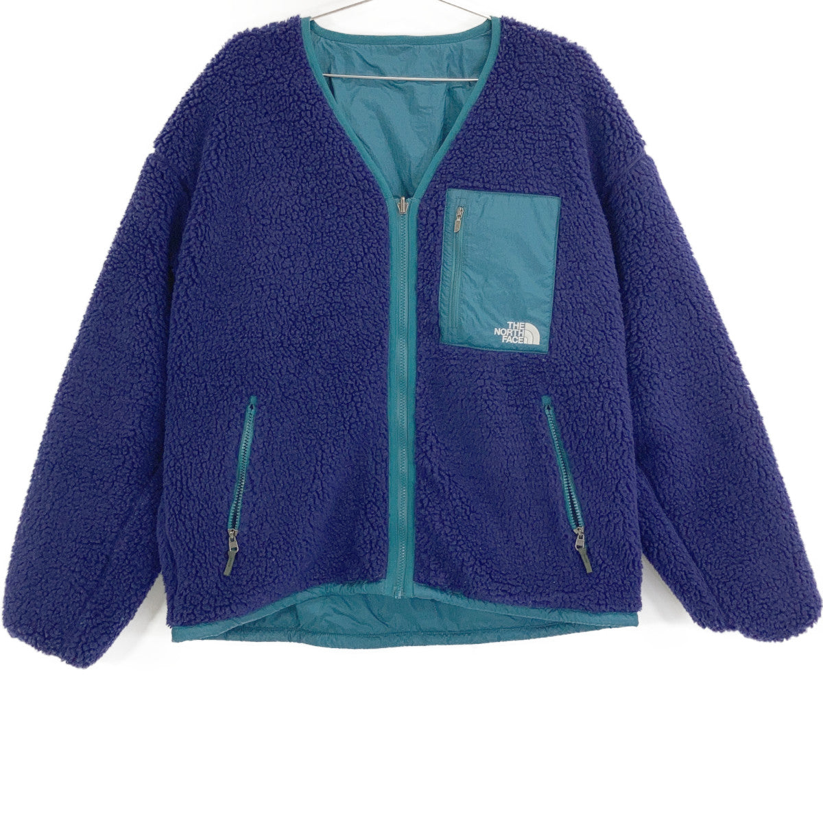 THE NORTH FACE Reversible Extreme Pile Jacket Green Size L