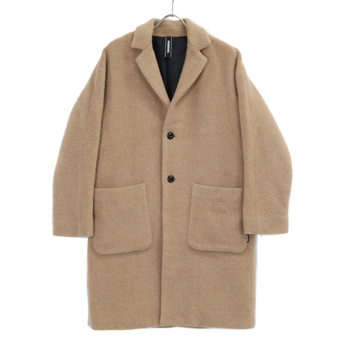 NEIGHBORHOOD Beige CHESTER W-COAT Wool Coat Size S