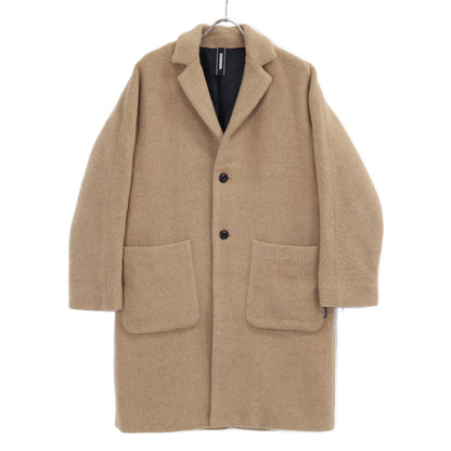 NEIGHBORHOOD Beige CHESTER W-COAT Wool Coat Size S