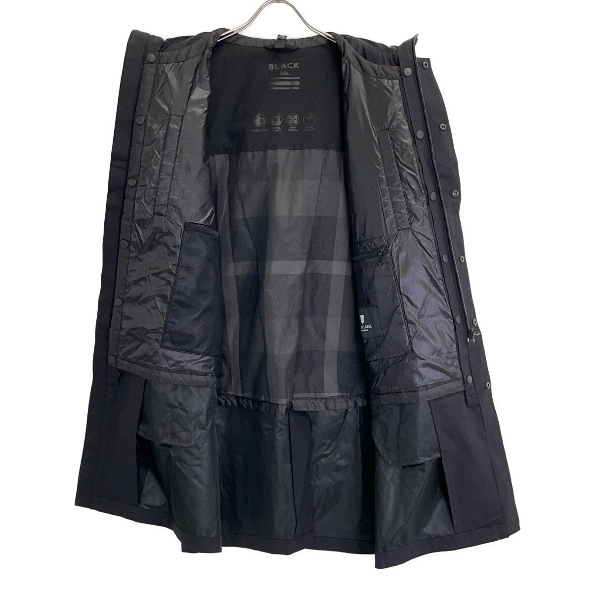 BLACK LABEL CRESTBRIDGE Black Traveler Mods Coat Size M