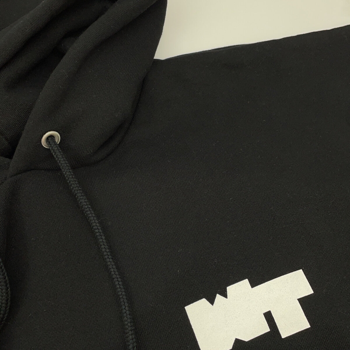 W)TAPS Black PAVILION HOODY Cotton Hoodie Size 04