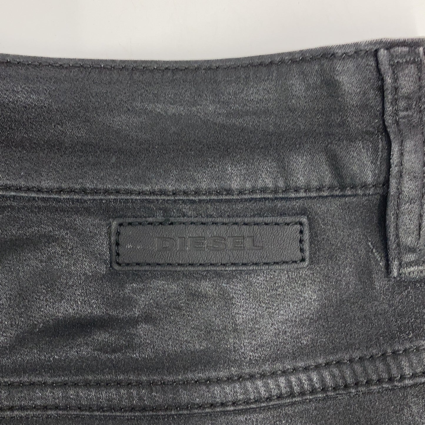 DIESEL FAYZA-NE Coated 3D Sweatpants Size 25