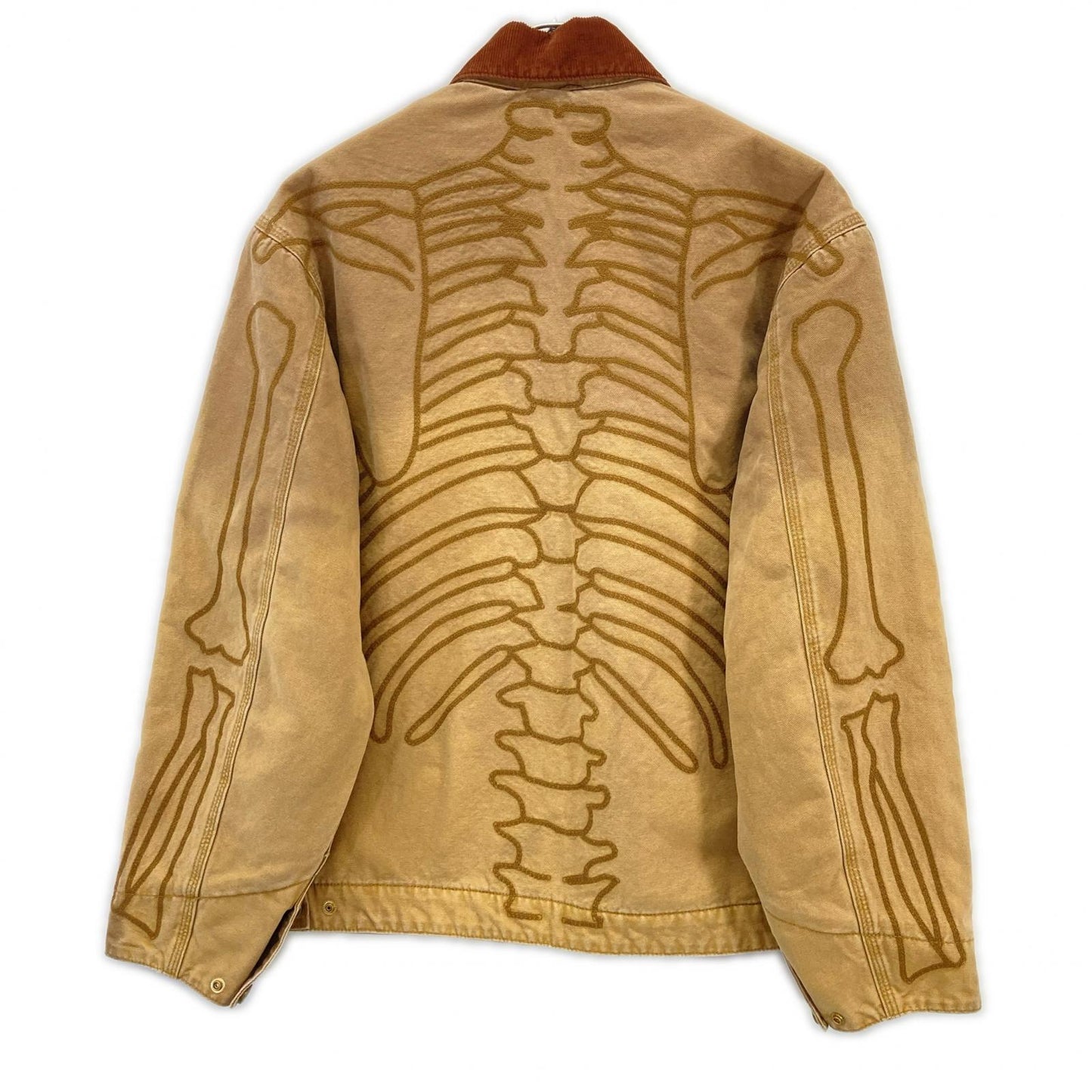 NVCLEAR Tan BONE WORK JACKET Polyester Jacket Size M