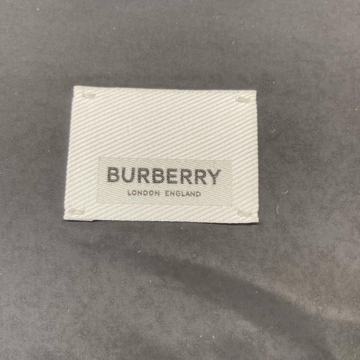 BURBERRY Rockwell Nova Check Down Jacket Black Size L