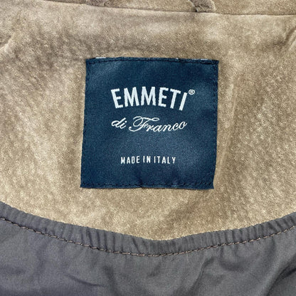 EMMETI GIAPPONE Pigskin Leather Jacket Gray Size 48