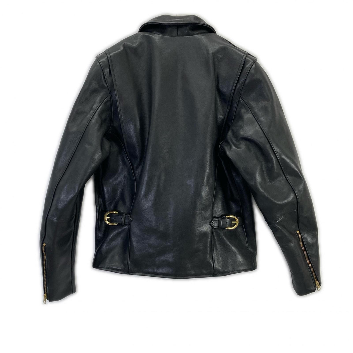 VANSON USA Single Rider's Leather Jacket Black Size 38