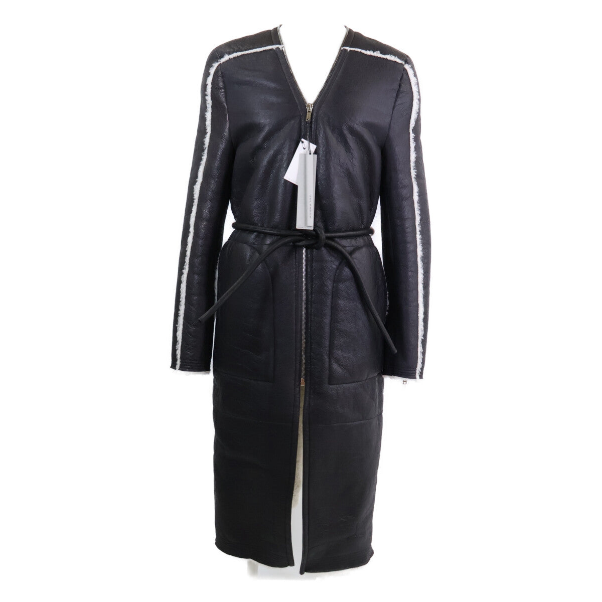 Rick Owens F/W21 GETHSEMANE Shearling Long Coat Size 48