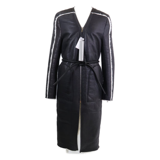 Rick Owens F/W21 GETHSEMANE Shearling Long Coat Size 48
