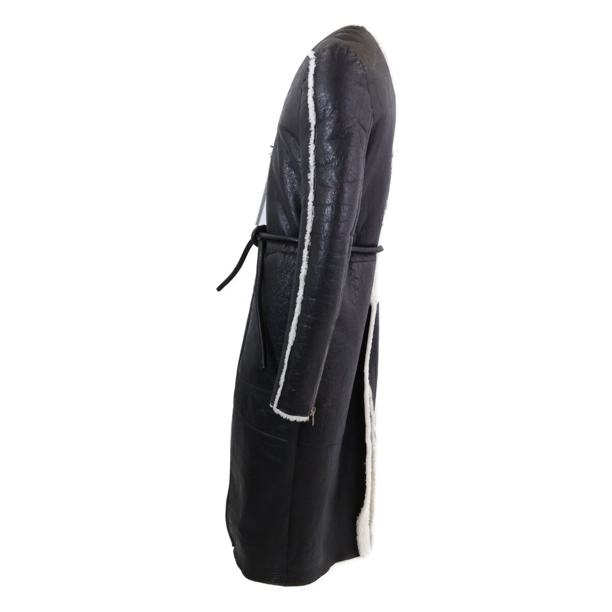 Rick Owens F/W21 GETHSEMANE Shearling Long Coat Size 48