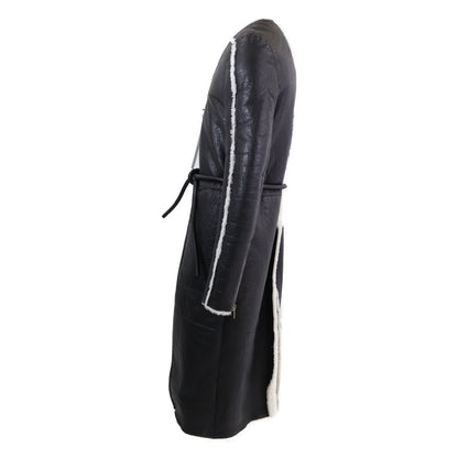 Rick Owens F/W21 GETHSEMANE Shearling Long Coat Size 48