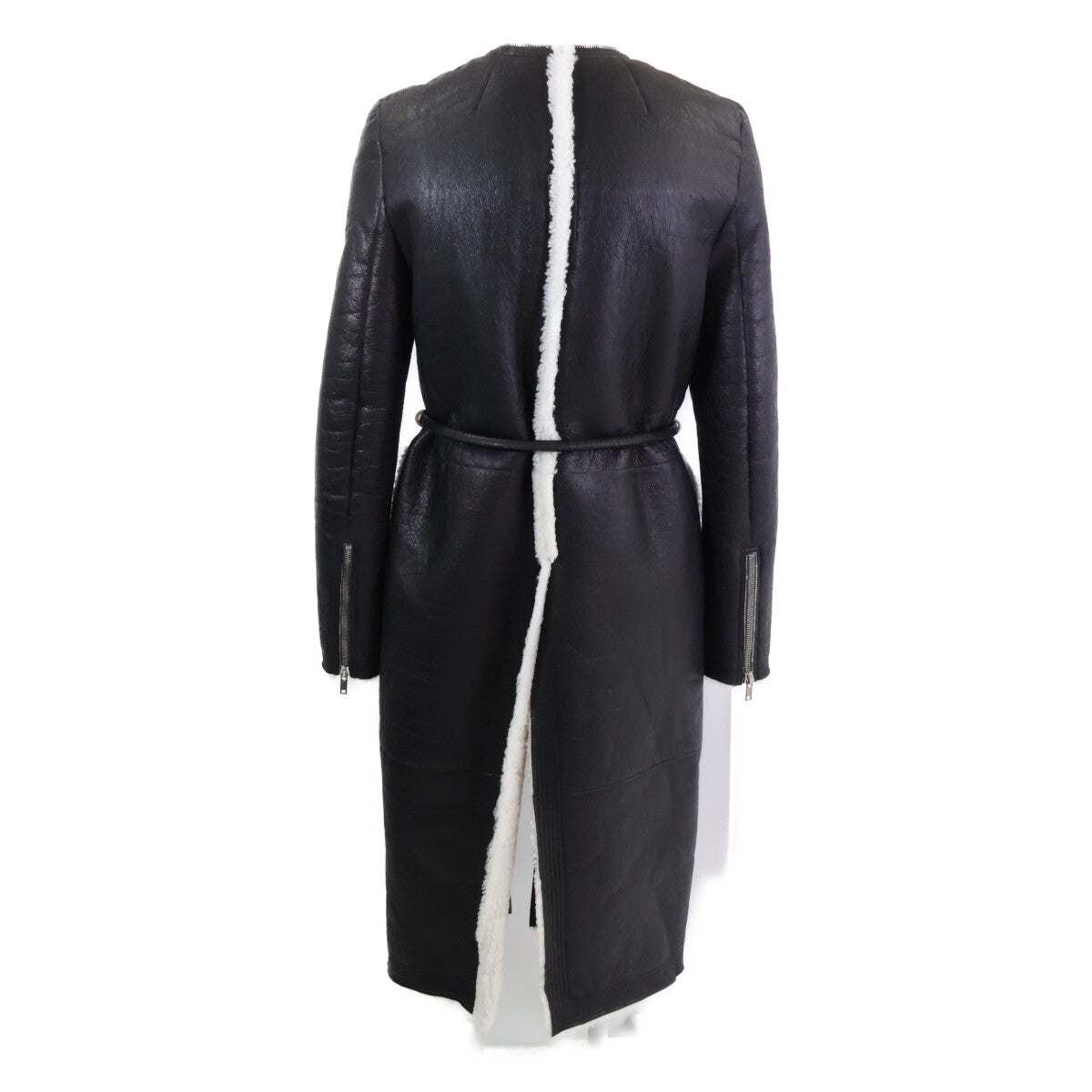 Rick Owens F/W21 GETHSEMANE Shearling Long Coat Size 48