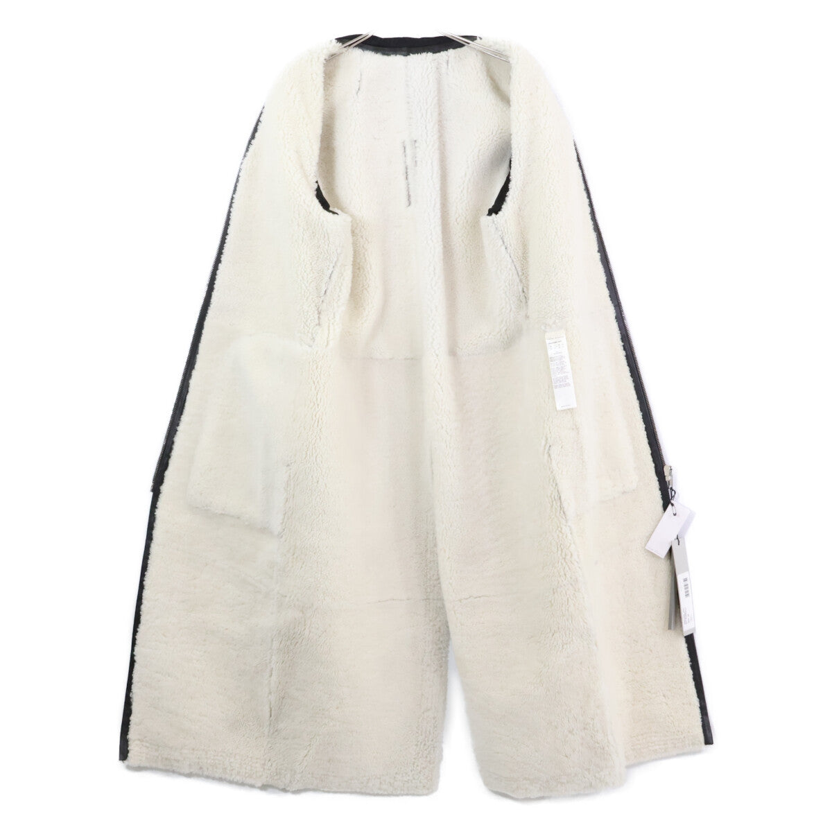 Rick Owens F/W21 GETHSEMANE Shearling Long Coat Size 48