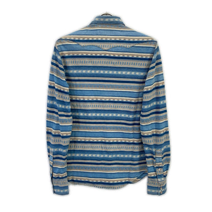 RRL Blue Buffalo Western Shirt Cotton Size XS