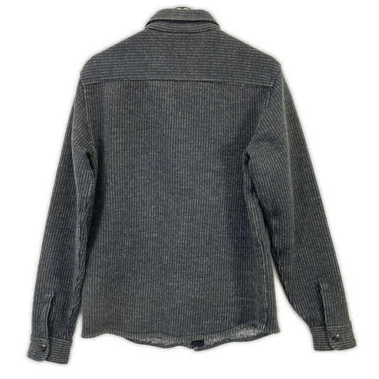 RRL Gray Stripe Beach Cloth Shirt Jacket Size XS