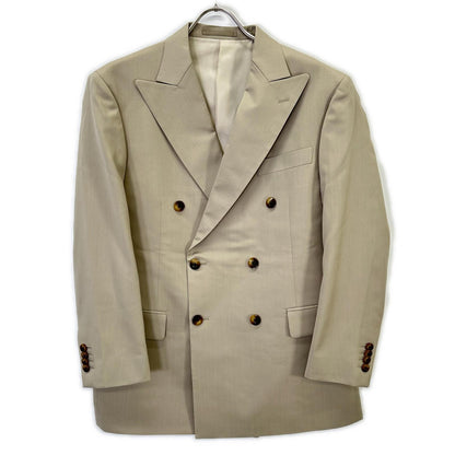 TRY TAILOR Beige 3-Piece Double Breasted Suit