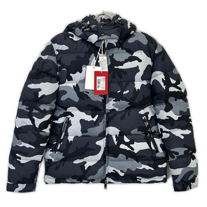 RED Valentino CNA Camouflage Down Jacket Gray/Black Size 48