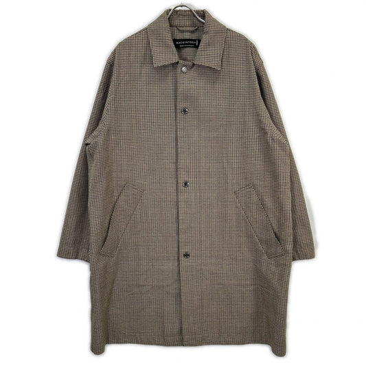 MACKINTOSH Wool Houndstooth GTS HALKIRK Coat Size 38
