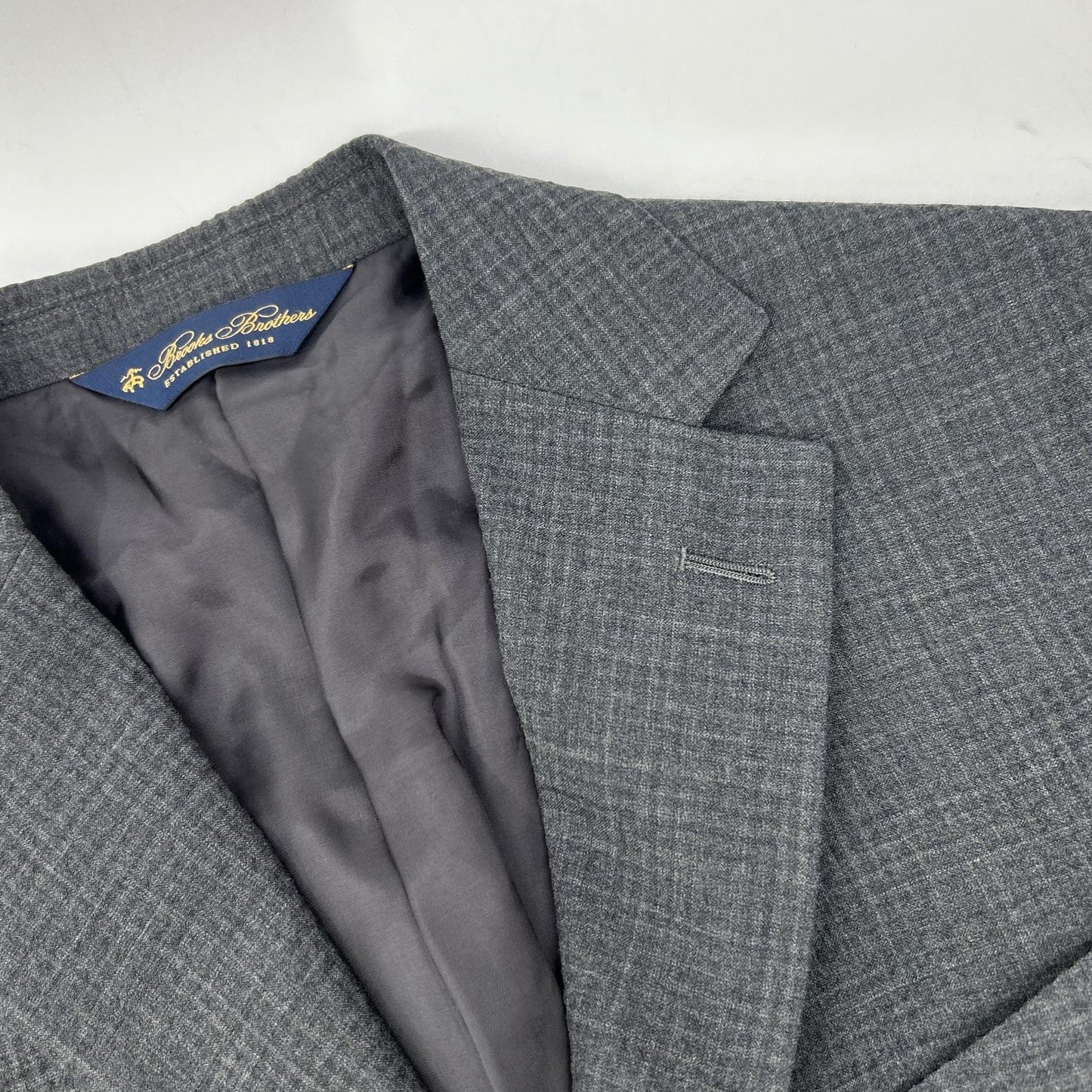 BrooksBrothers Charcoal Gray TOKYO FIT Blazer Size 39SHT
