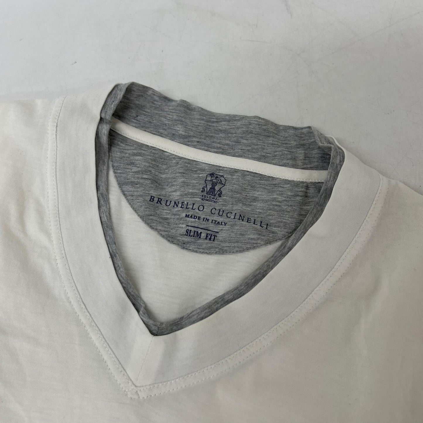 BRUNELLO CUCINELLI Slim Fit Cotton T-Shirt Size XS