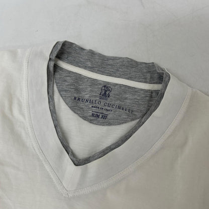 BRUNELLO CUCINELLI Slim Fit Cotton T-Shirt Size XS