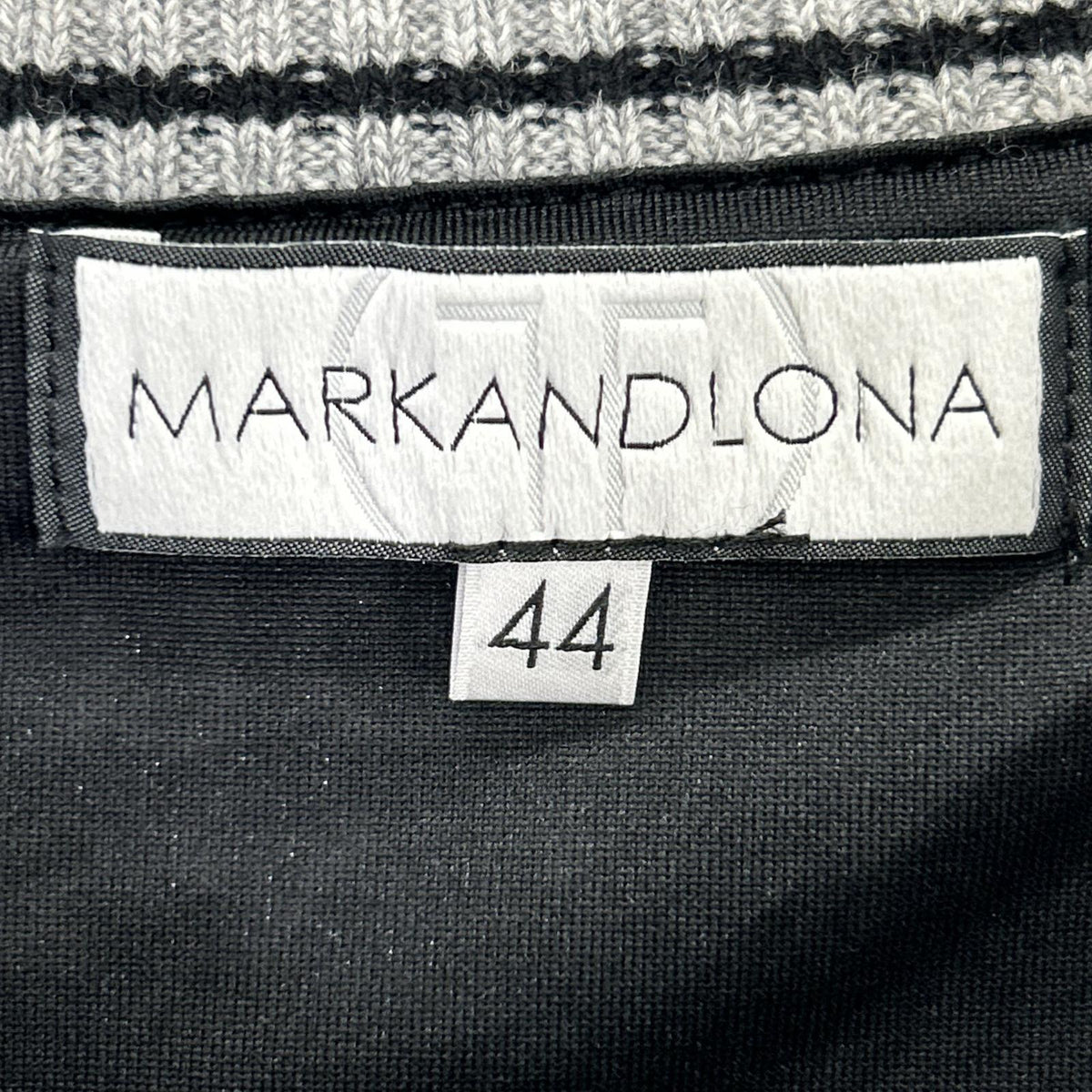 MARK&LONA MXM-5C-AB75 Geometrics Camo Pullover Black Size 44