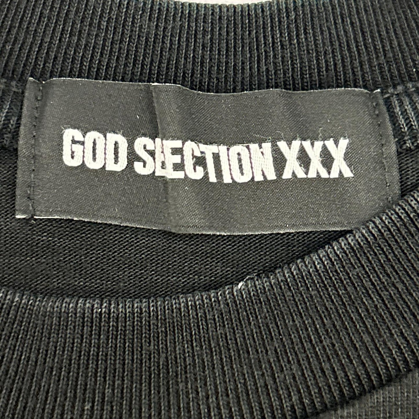 GOD SELECTION XXX 24AW Black Print Long Sleeve Shirt Size S