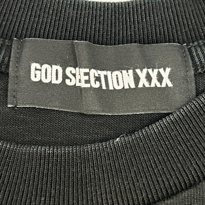 GOD SELECTION XXX 24AW Black Print Long Sleeve Shirt Size S