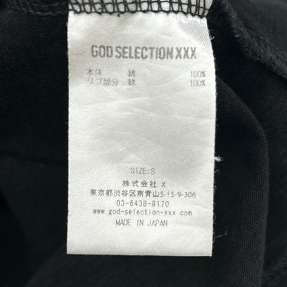 GOD SELECTION XXX 24AW Black Print Long Sleeve Shirt Size S