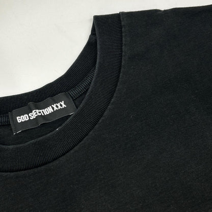 GOD SELECTION XXX 24AW Black Print Long Sleeve Shirt Size S