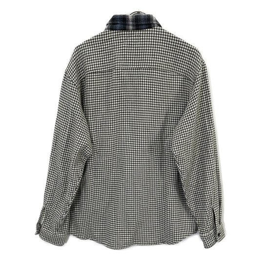 Supreme 23AW Multi Houndstooth Plaid Flannel Shirt Size M