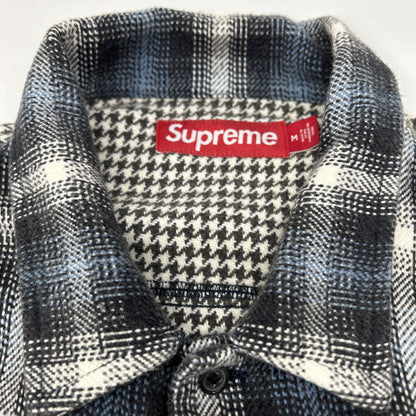 Supreme 23AW Multi Houndstooth Plaid Flannel Shirt Size M