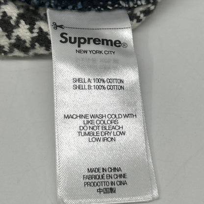 Supreme 23AW Multi Houndstooth Plaid Flannel Shirt Size M
