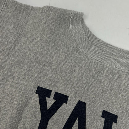 Champion Gray Reverse Weave YALE Sweatshirt Size SMALL