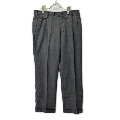 PT TORINO Gray Wool Gentleman Fit Slacks Size 48