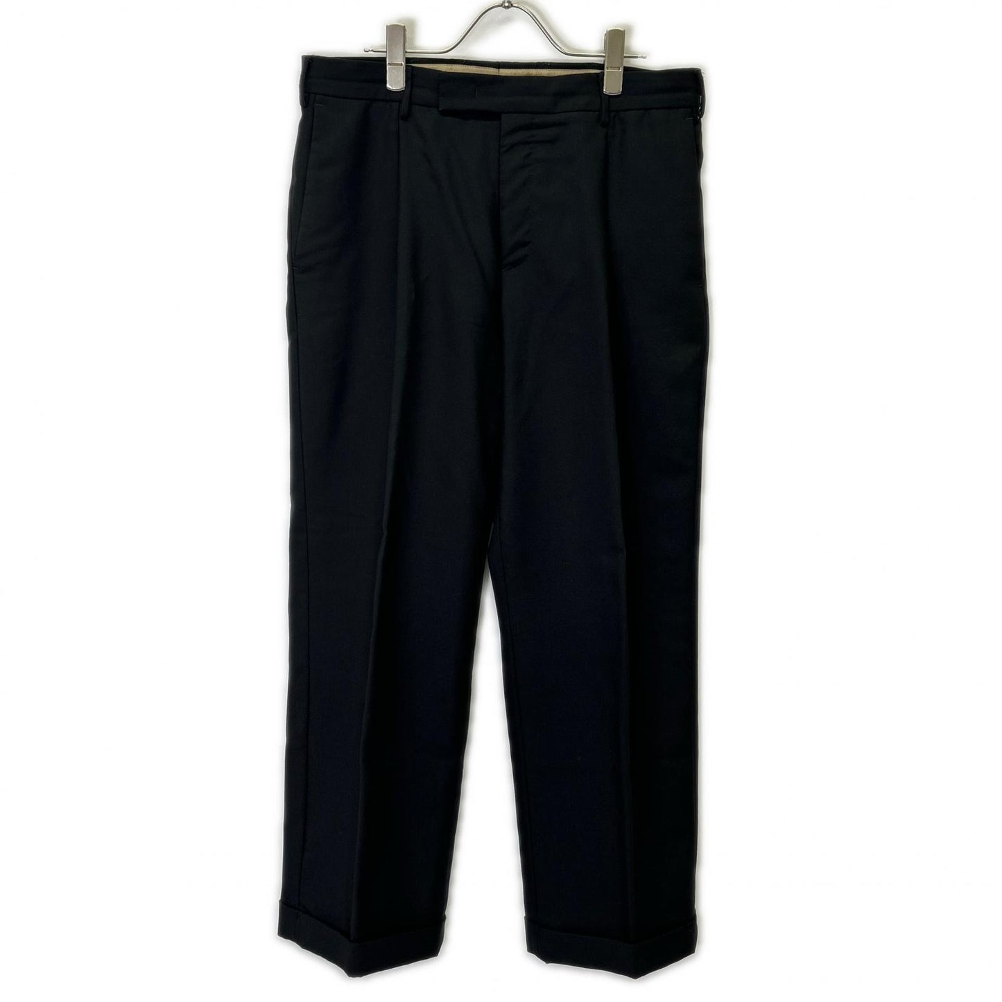 PT TORINO Black Wool QUINDICI Slacks Size 48