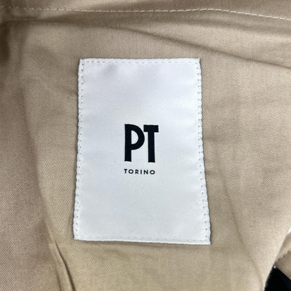 PT TORINO Black Wool QUINDICI Slacks Size 48