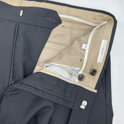 PT TORINO Black Wool QUINDICI Slacks Size 48