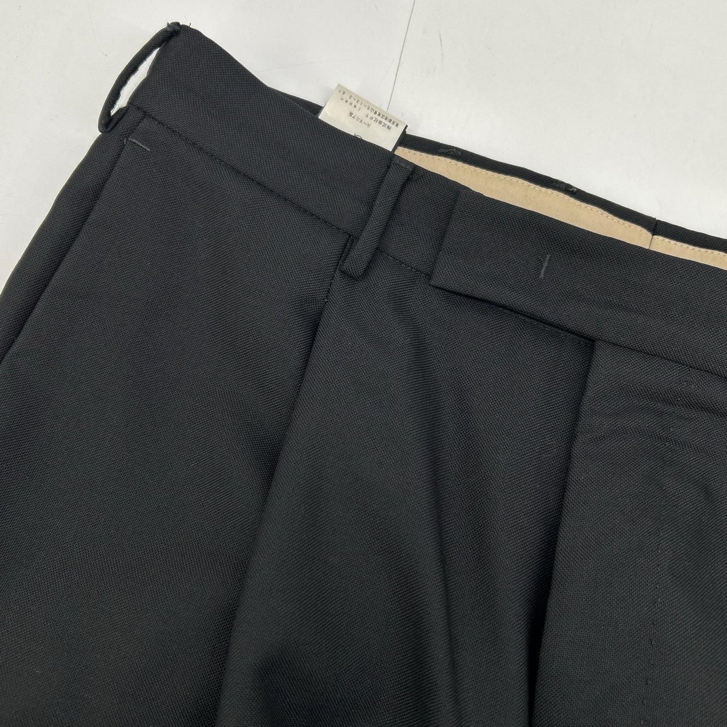 PT TORINO Black Wool QUINDICI Slacks Size 48