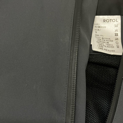 ROTOL 23' Shell Parka Hooded Jacket Gray Size 3
