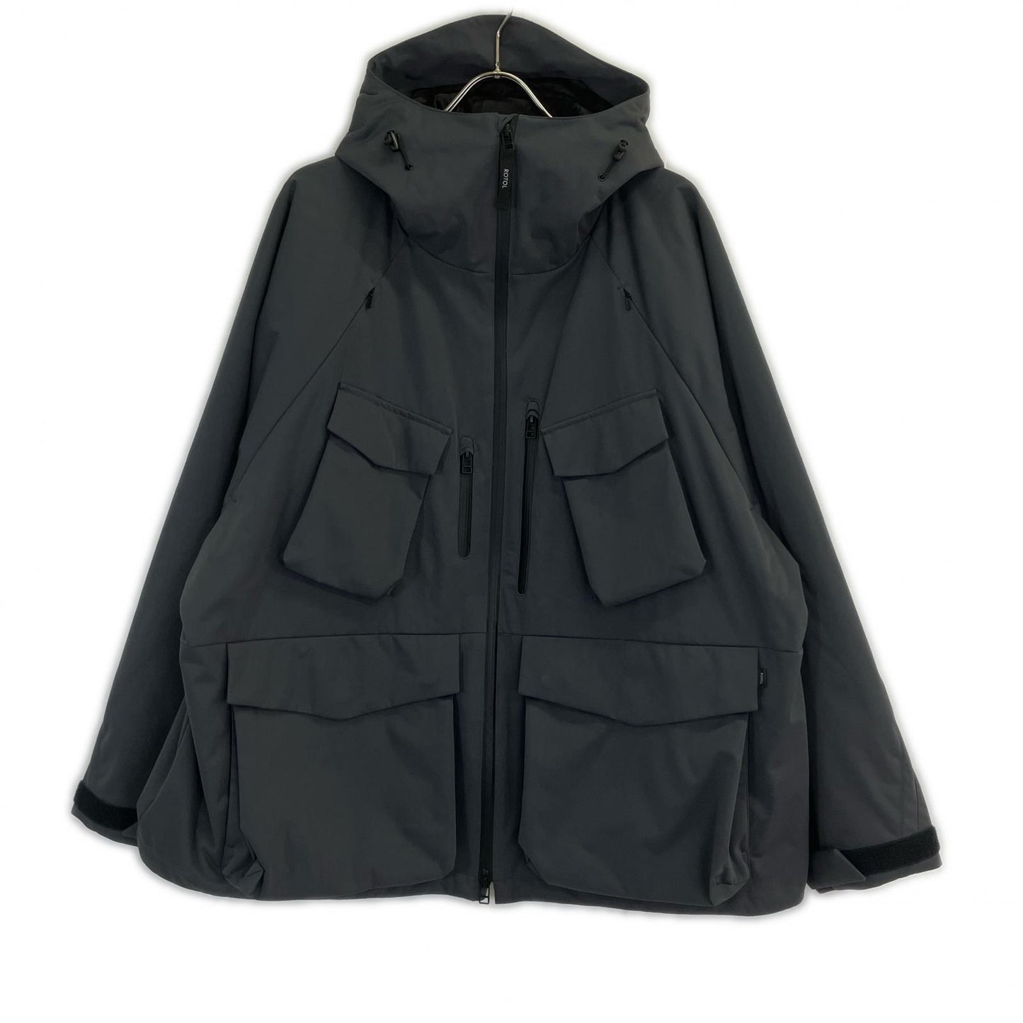 ROTOL 23' Shell Parka Hooded Jacket Gray Size 3
