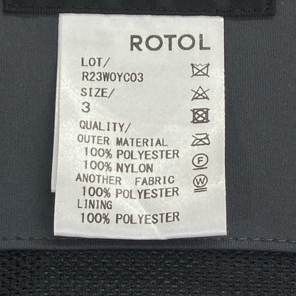 ROTOL 23' Shell Parka Hooded Jacket Gray Size 3