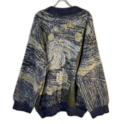 Kota Gushiken AW22 Starry Night Mohair Sweater Blue Size 2